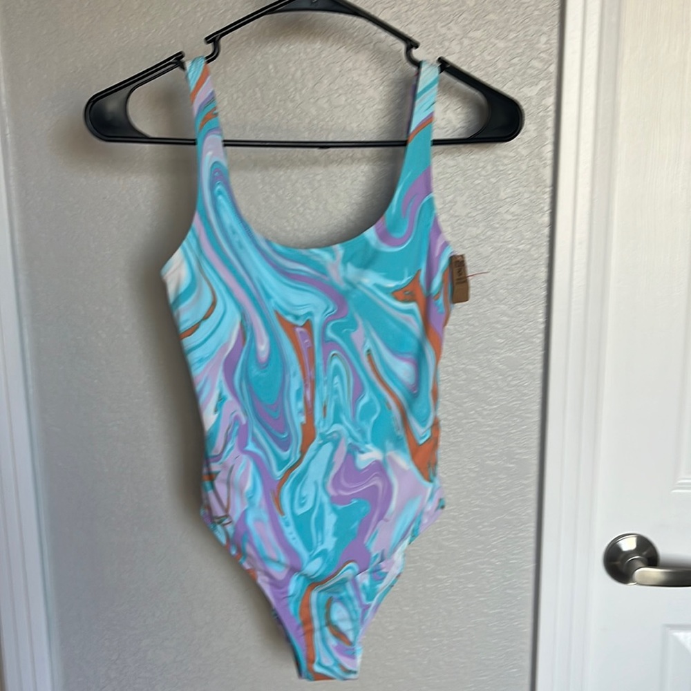 NWT Victoria’s Secret PINK tie dye one piece Swimsuit size xs